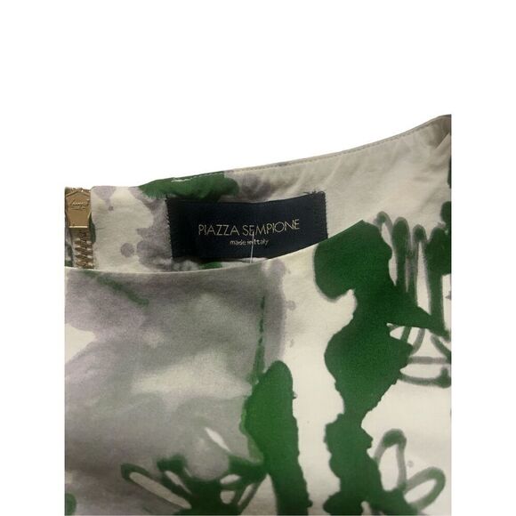Piazza Sempione dress green and gray sz 42/6 - Picture 3 of 4